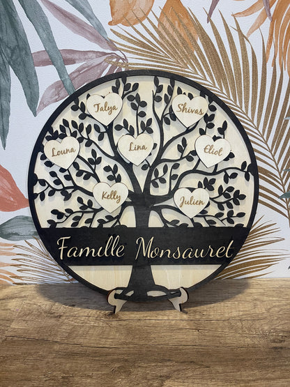 Arbre de vie - Généalogique - 29 cm