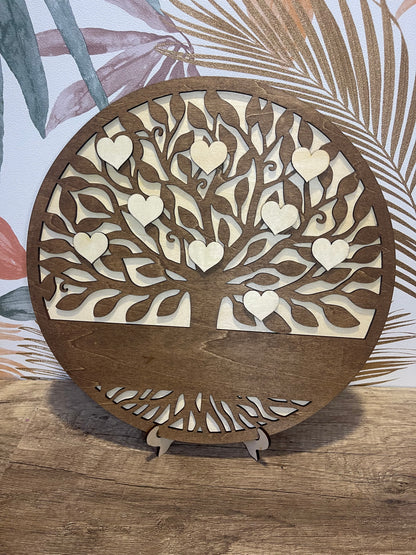 Arbre de vie - Généalogique - 29 cm